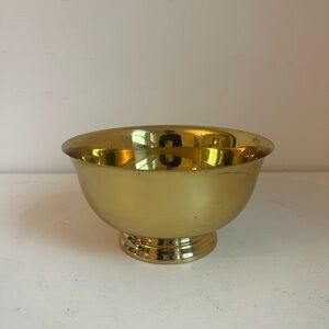 American Vintage Gold Decorative Bowl
